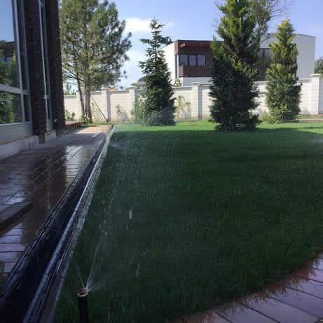 Газон автополив лантшафтный дизайн