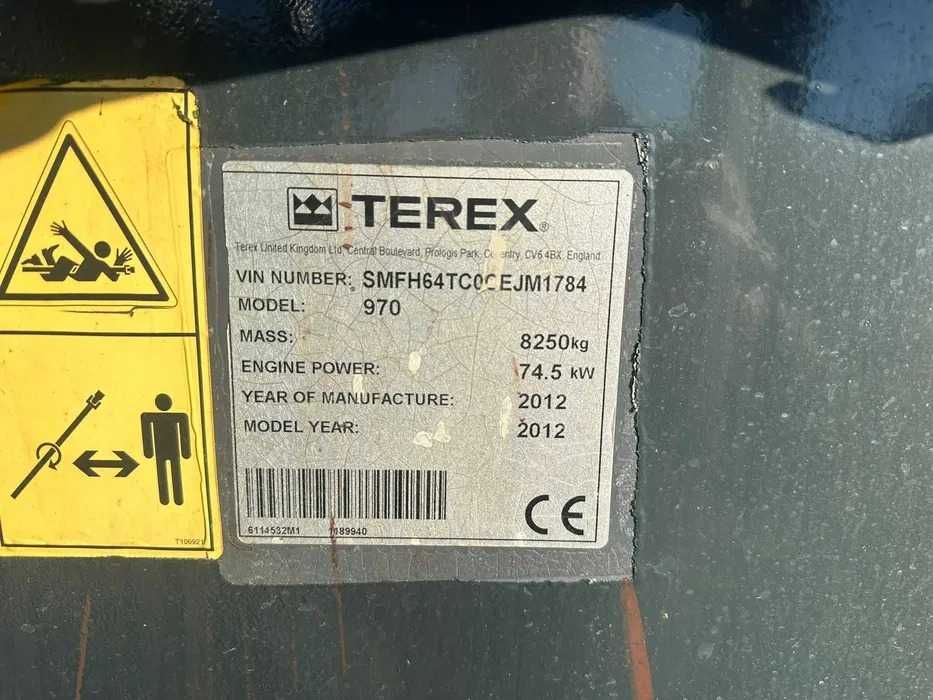 Dezmembrez buldoexcavator Terex 970 , 2012 - piese de schimb Terex