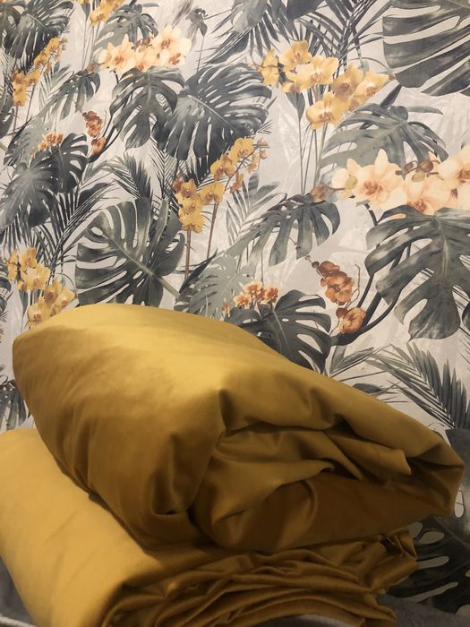 Draperie catifea mustar 5m