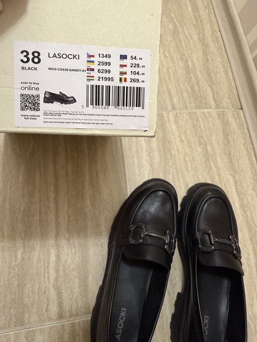 Лоуфъри Lasocki естествена кожа