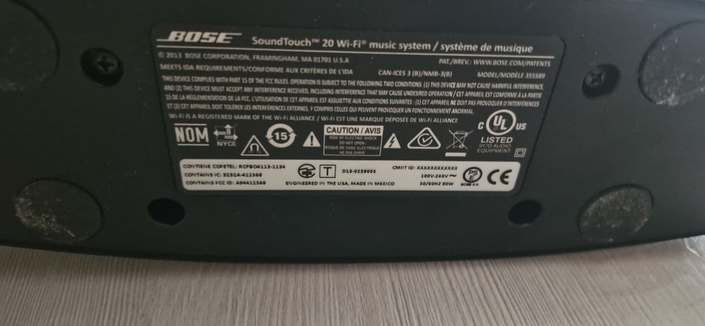 Boxa Bose soundtouch 20 wifi