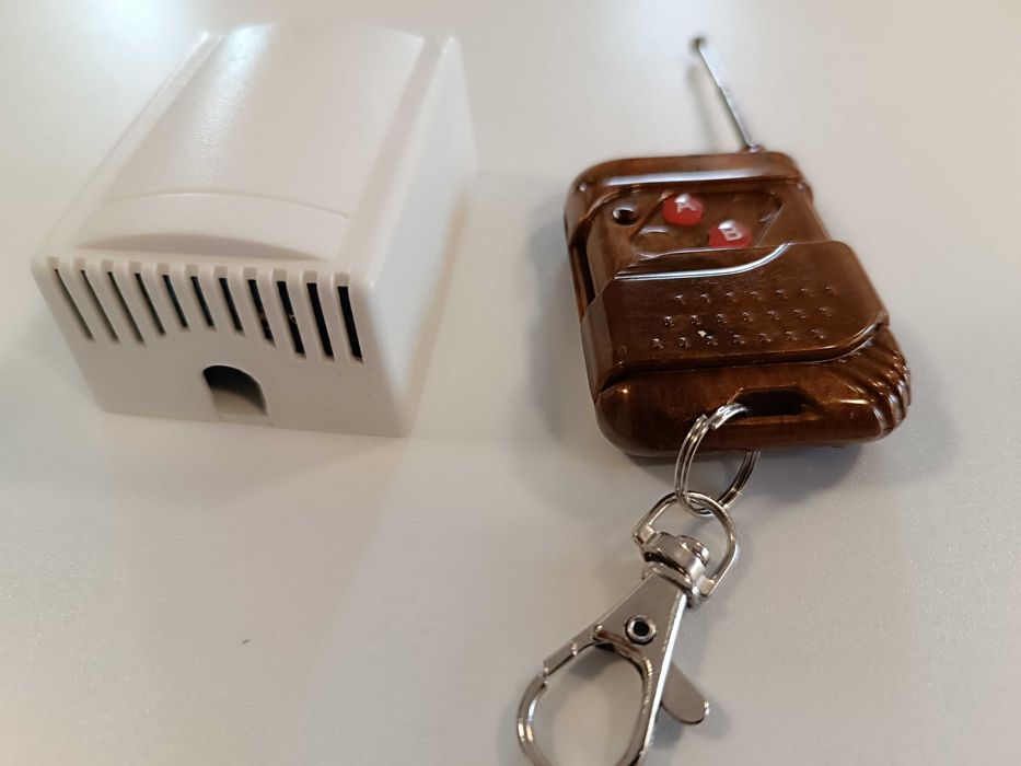 Modul releu RF wireless 2 canale cu telecomandă 315 / 433 MHz