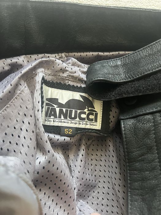 Pantaloni moto piele Vannuci