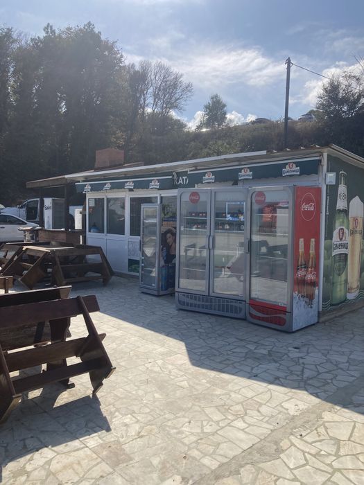 Павилион,Заведение от алуминиева конструкция