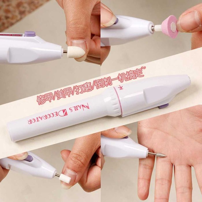 Представяме ви комплект с 5 приставки за маникюр и педикюр