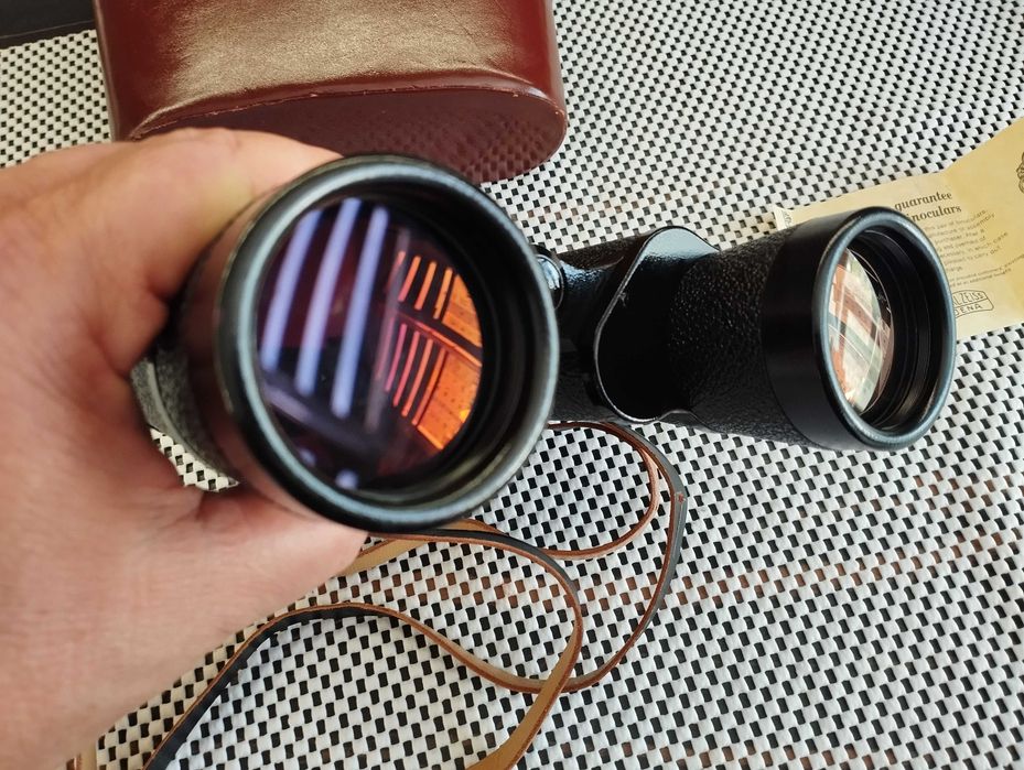 ТОП Бинокъл Carl Zeiss Jena-JENOPTEM-MULTI-COATED -10 х 50W-ГДР--като НОВ