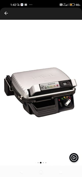 Grătar Electric Cu Timer Tefal Super Grill (NOU))