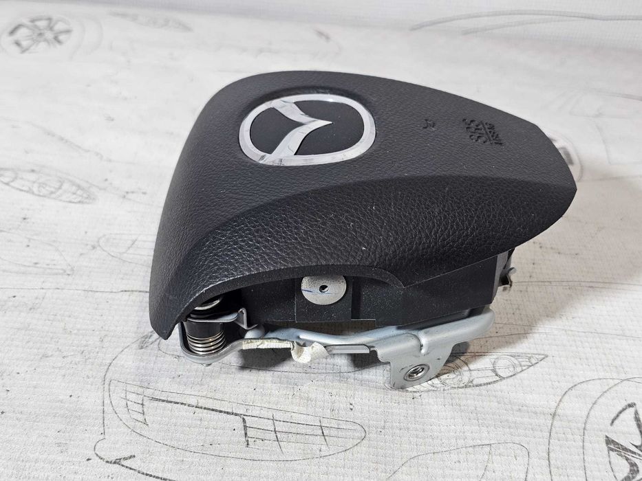 Airbag volan șofer Mazda 6 GJ 2012-2018 2012 2.2 MZR-CD 120kW Cod OEM: T93442A, GDK557K00 (5E3)