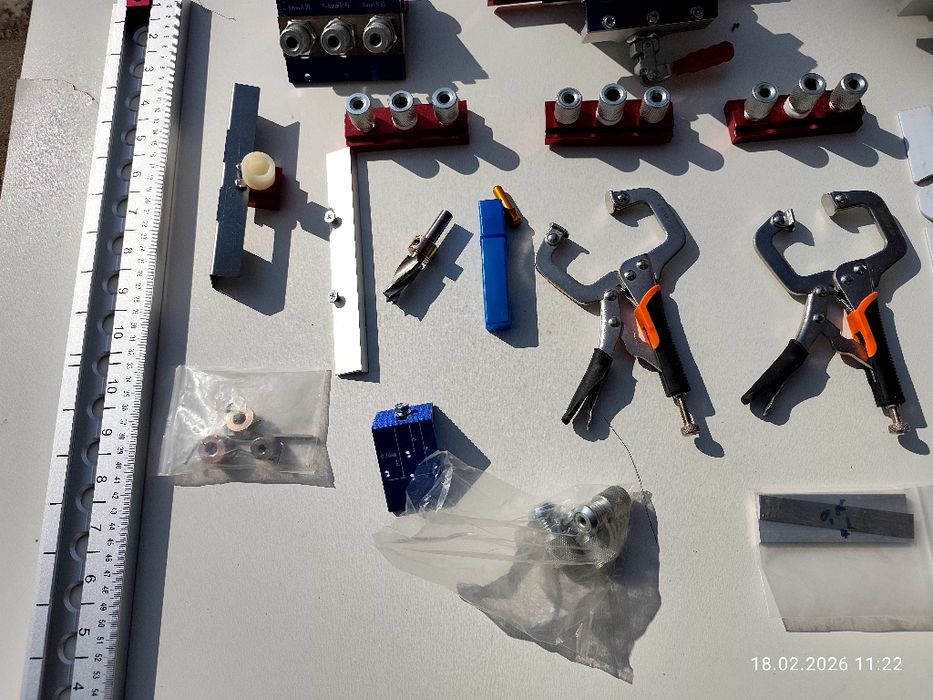 Набор кондукторов для сборки мебели