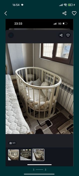 Продаю детскую кроватку трансформер в отличном состоянии