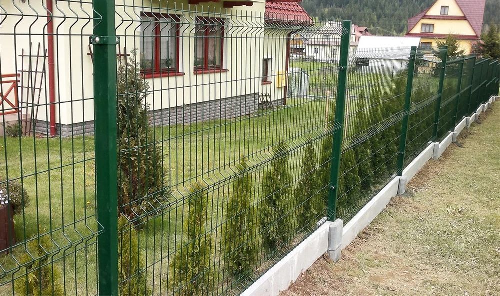 Сетка для забора 3Д