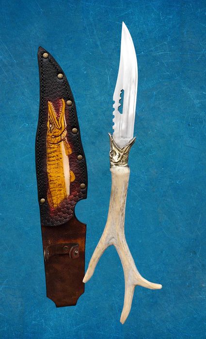 Нож щука риба лов ножка риболов