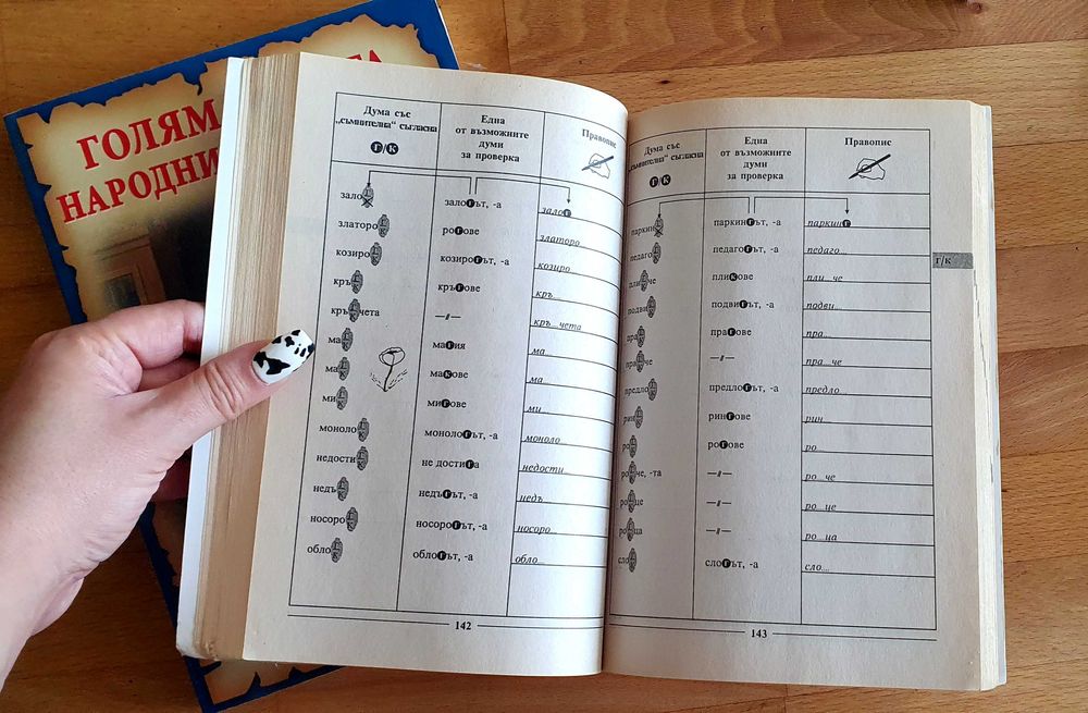 Правописен речник и Голяма книга на народните будители