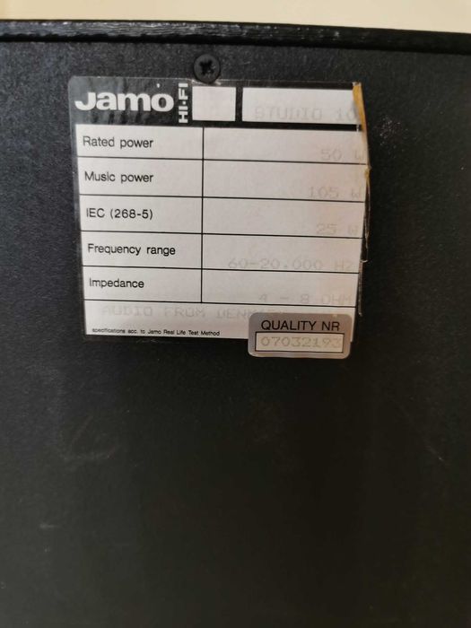 тонколони Jamo Studio-105, Hi-fi