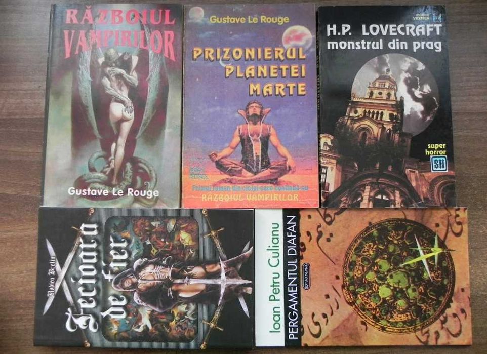 lot 24 carti  horror Dean Koontz Miezul noptii Lovecraft  Monstrul din prag Alien Strazi intunecate Antologie de urban fantasy George R R Martin