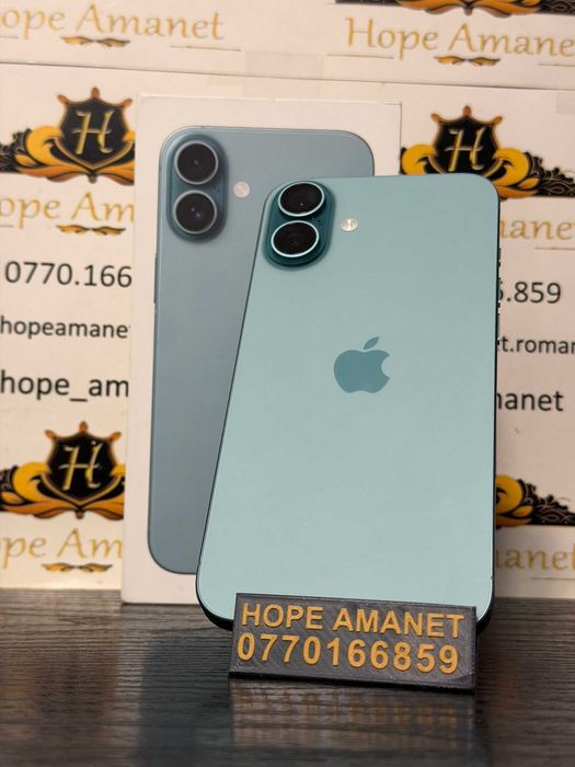 Hope Amanet P10/iPhone 16 Plus 128GB Teal BT 100% CIC 10