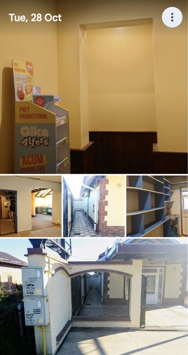 Spațiu comercial 99m²+PANOU Publicitar 12m²+CURTE delimita 100m²