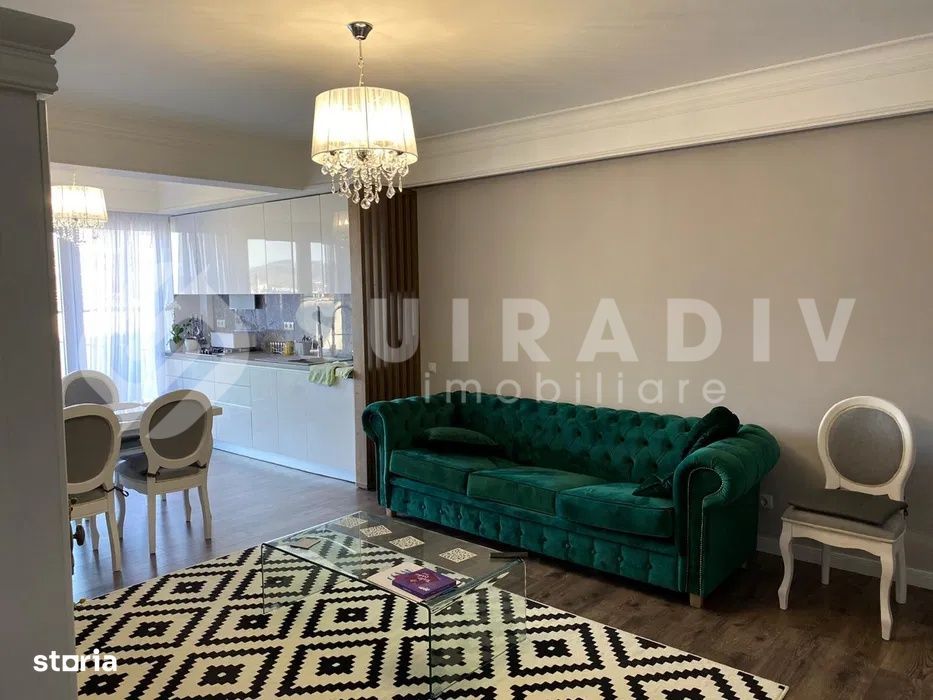 Apartament modern, terasa de 90 mp, 2 parcari subterane-Intre Lacuri