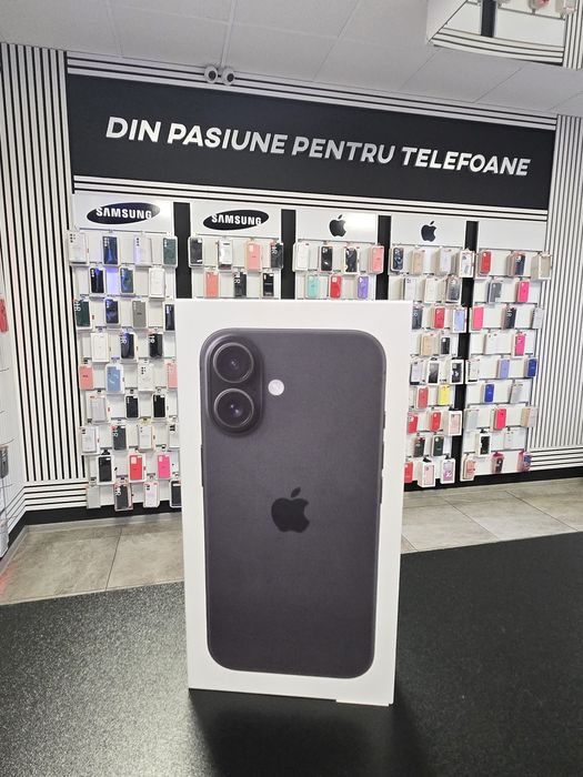 Iphone 16 / Black / 128 GB / sigilat / DeluxGSM