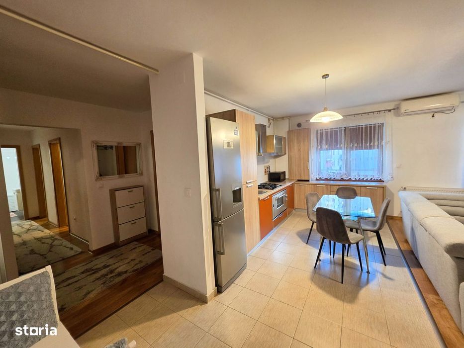 Inchiriez apartament cu 3 camere - 80 mp utili + 2 locuri de parcare