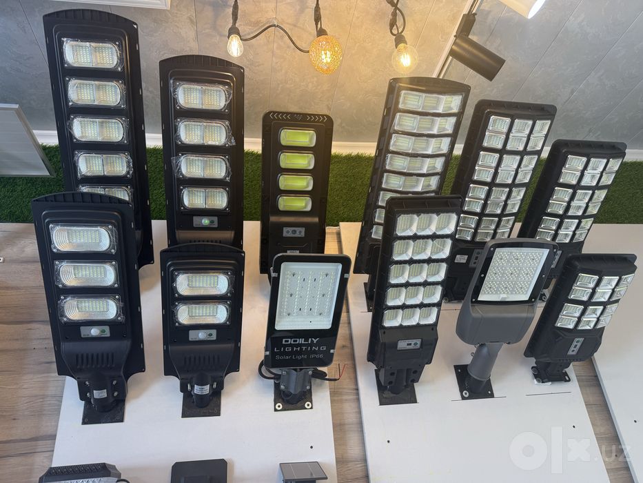 Прожекторлар.Прожектары LED ва Қуеш панелли (Солничний)
