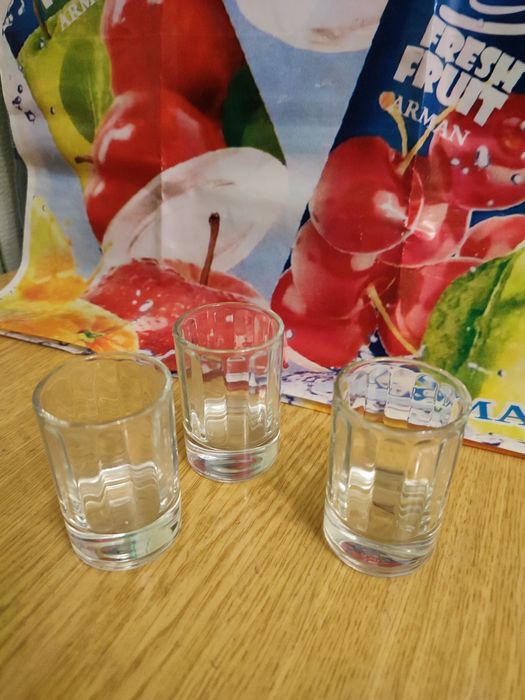 Стопки стеклянные