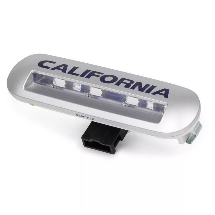 Lampa interioara VW Transporter/Multivan 2003-2009, Transporter/Multivan 2009-, Transporter/Multivan/Caravelle 2015-, fata/spate, W2, 3W; silver-mat