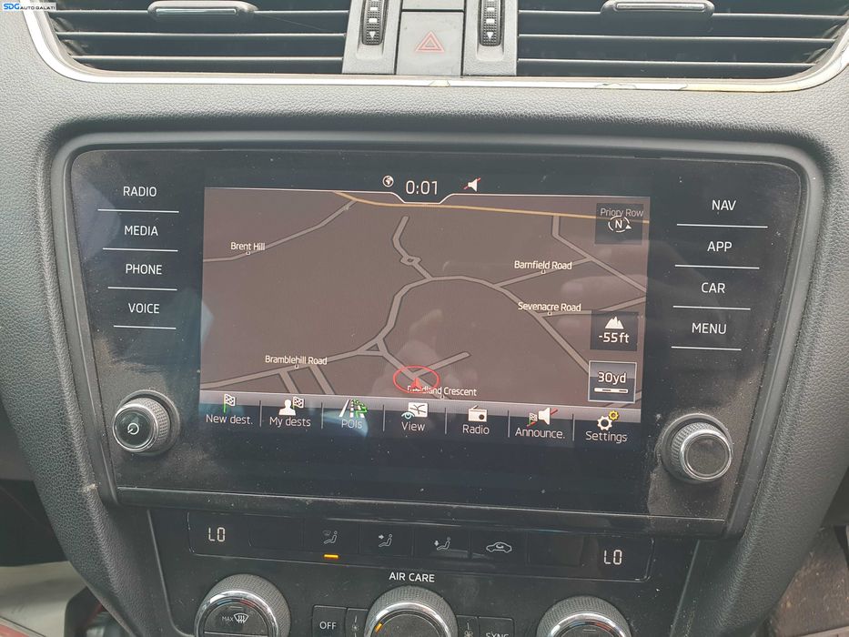 Display Radio Navigatie Touchscreen Skoda Octavia 3 2013 - 2020 [K4822]
