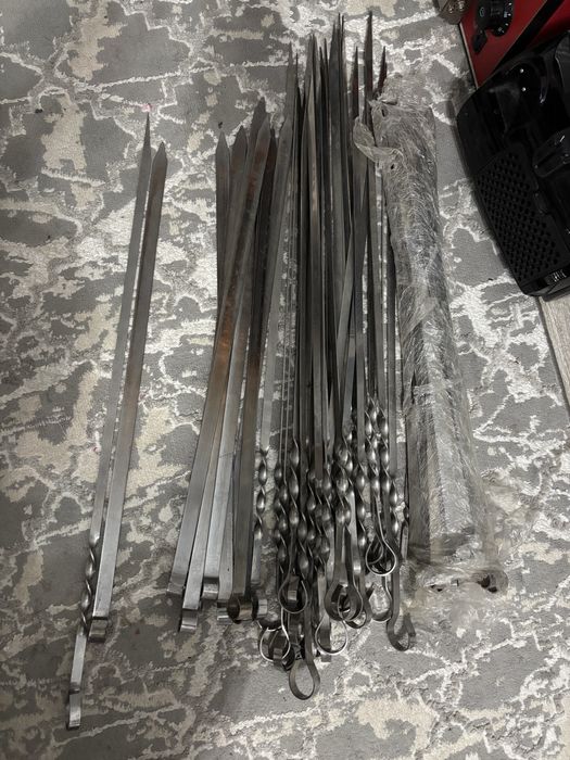 Шампуры профессиональные б/у 100% нерж