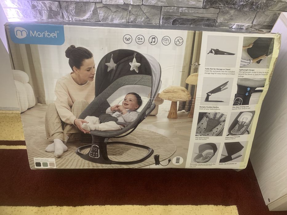 Детская кроватка с автоматическим укачиванием