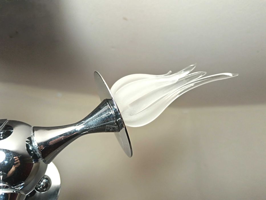 Lustra, Art Deco, Postmodern, Aureliano Toso, Murano Tulip, vintage