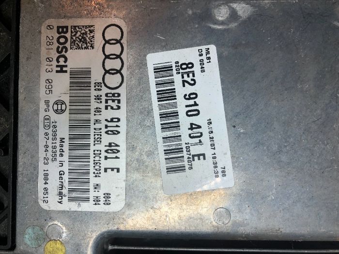 ECU Calculator motor Audi A4 2.7TDI 8E2910401E EDC16CP34