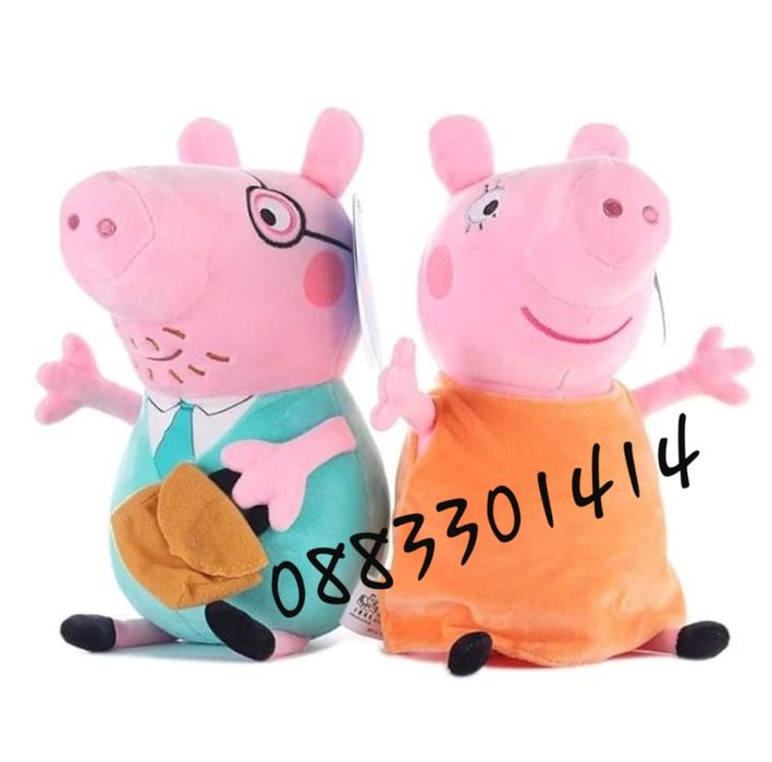 Музикални Пепа Пиг Мама Прасенце и татко Праско 20см