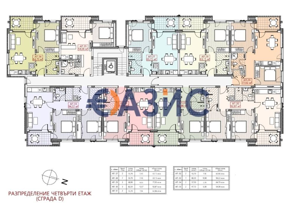 Продава се Двустаен апартамент в Несебър - 54 кв.м за 849 €/кв.м - Снимка #5