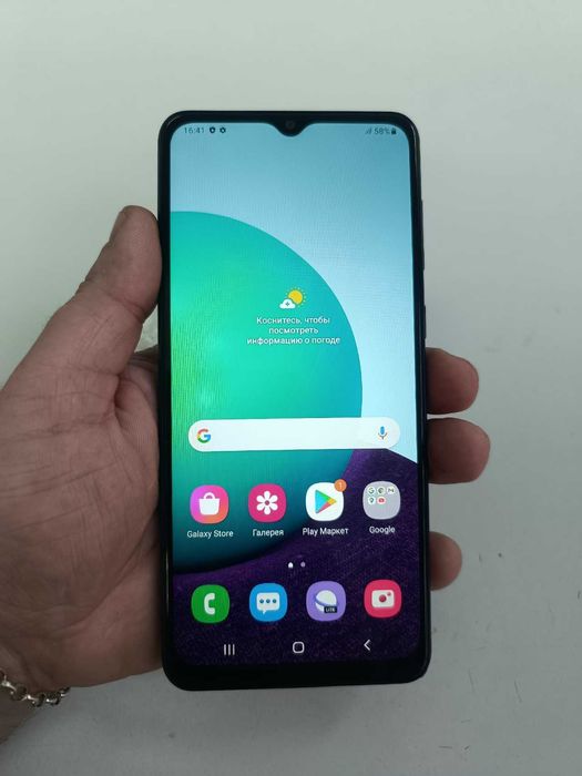 Продам смартфон Samsung A02 в отличном состоянии без трещин