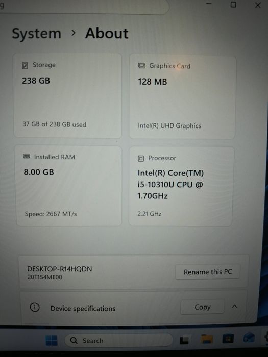 Leptop lenovo  ThinkPad