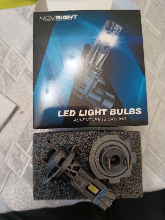 Vând becuri led H7 și HB3Novsight 70W  18000LM