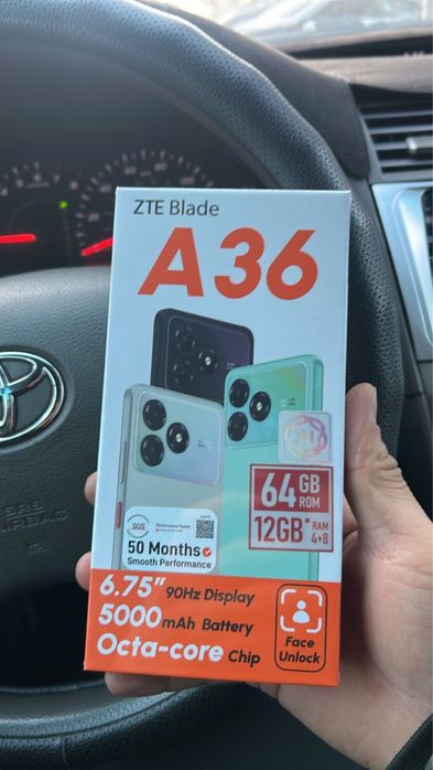 Zte blade A36, новый в коробке