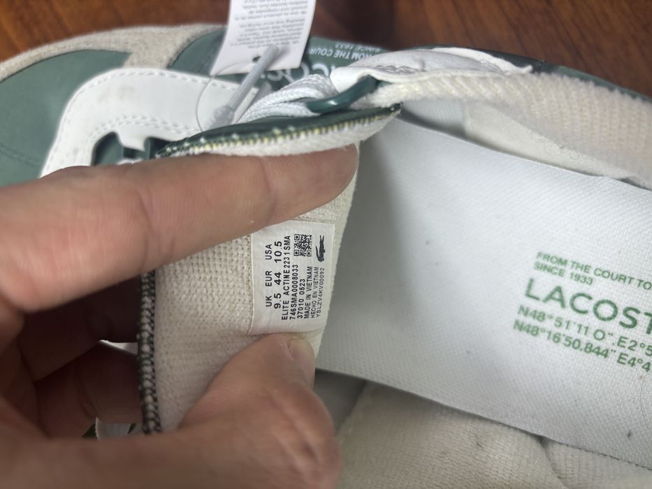 Кроссовки Лакосте lacoste