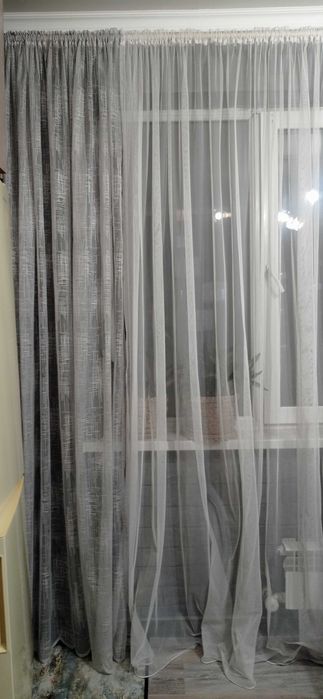 Современные тюли (3 вида, отличное состояние)