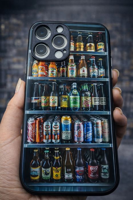 Чехол для iPhone с 3D мини-баром – стильный и необычный