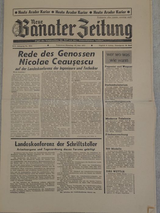 Vand ziare vechi Drapelul rosu 1972 , Scanteia din 1970