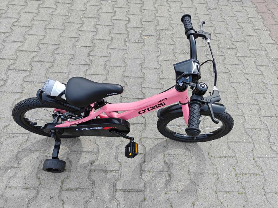 CROSS Алуминиев велосипед 16" DAISY розов