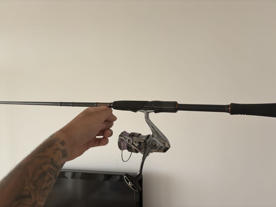 Спининг сет Golden Catch Inquisitor INS-762MH + Shimano Nasci 3000