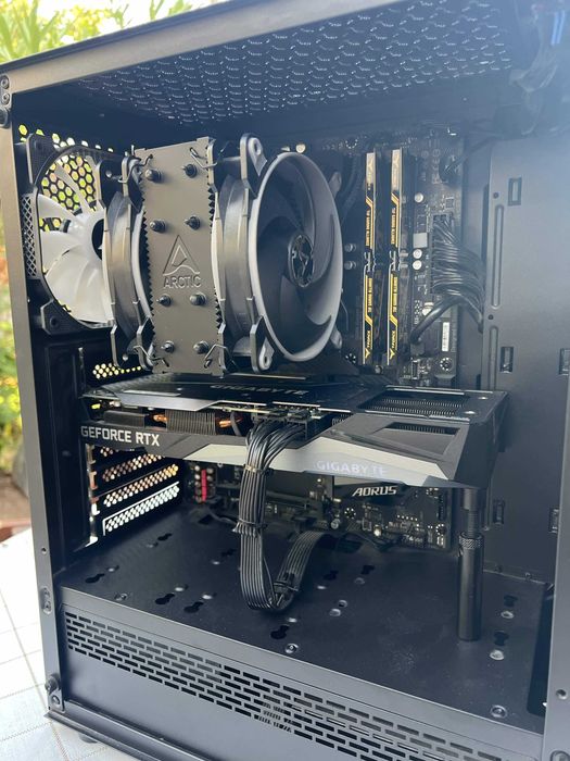 геймърски компютър rtx3060ti, 1tb ssd, i5 10400f 400fps+ fortnite and competitive games за бързите свалям!