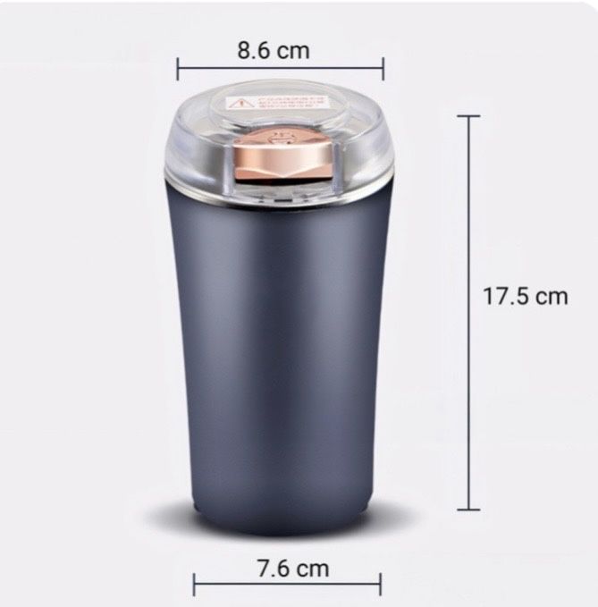 Електрическа Мелачка 3-в-1: За кафе, ядки и подправки, 300W, Неръждаема стомана