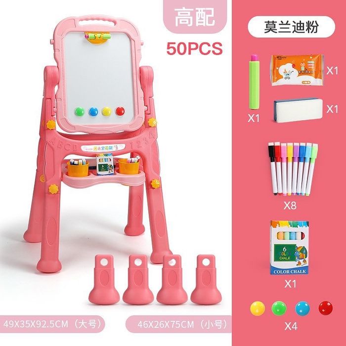 Детская Двухсторонняя детская  мольберт доска для рисования