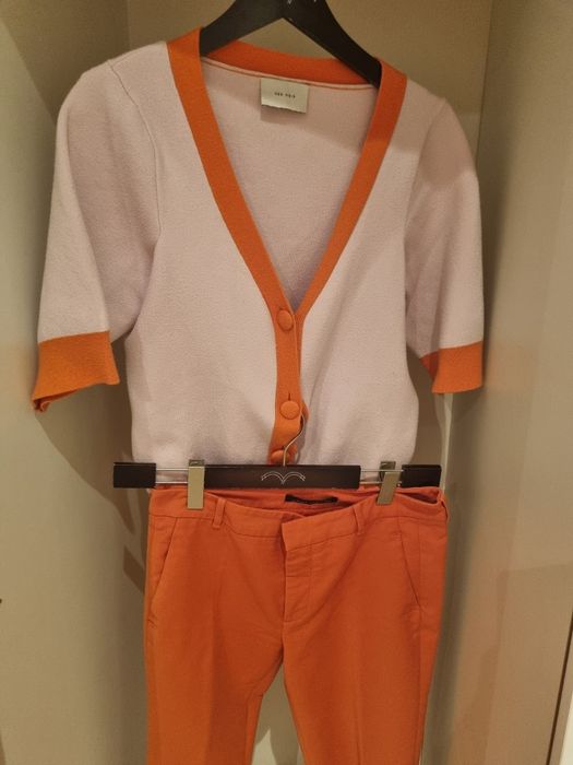Сет панталон Zara с блуза и жилетка Neo Noir