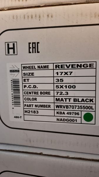 17цола 5х100,Vw,Toyota,Skoda 5x100 4бр