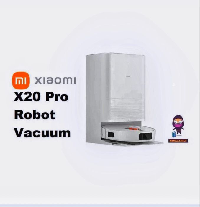 Pelesos Робот  Xiaomi Robot Vacuum X20+ EU White